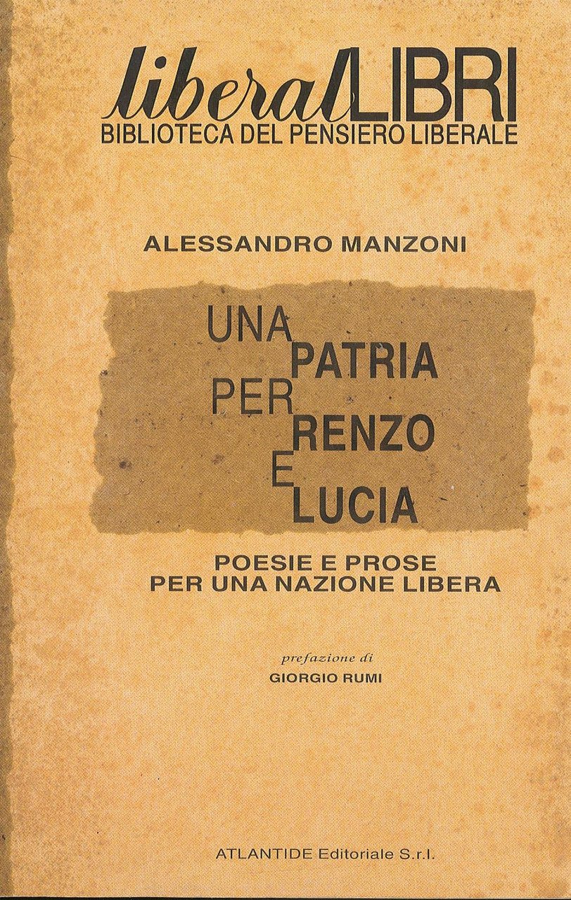 Una patria per Renzo e Lucia