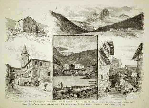 Valle d'Aosta - Vedute romane e medioevali