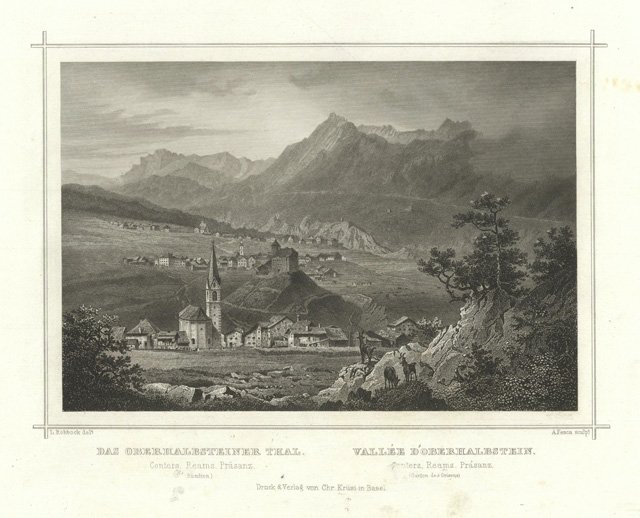 Vallèe d'Oberhalbstein Conters Reams Prasanz (Canton Graubunden)