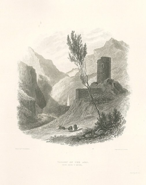 Valley of the Arc. / From above S.t Michel