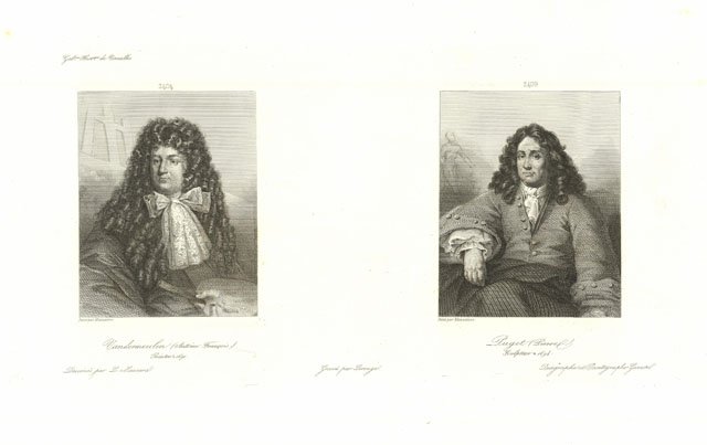 Vandermeulen (Antoine Francois) peintre. - Puget (Pierre) Sculpteur .