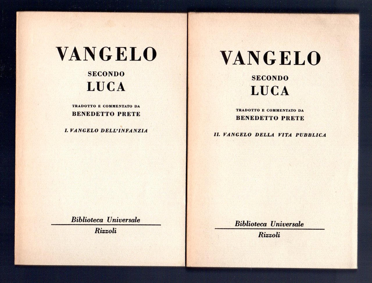 Vangelo secondo Luca 2 voll.