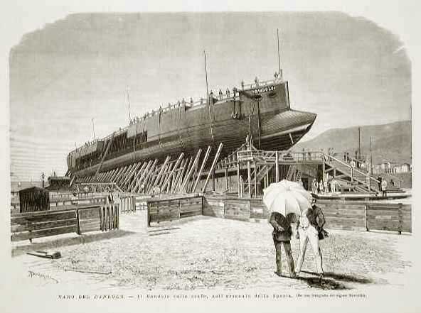 Varo del Dandolo .nell'arsenale della Spezia