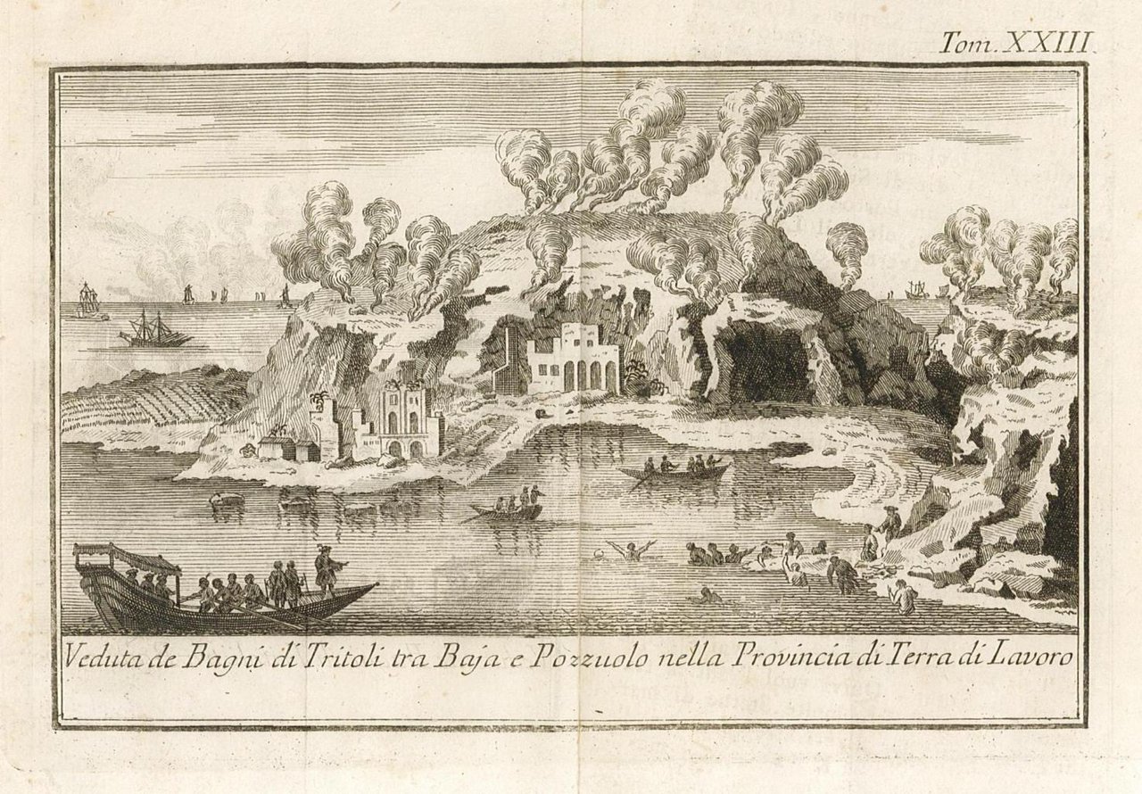 Veduta de Bagni di Tritoli tra Baja e Pozzuolo nella …