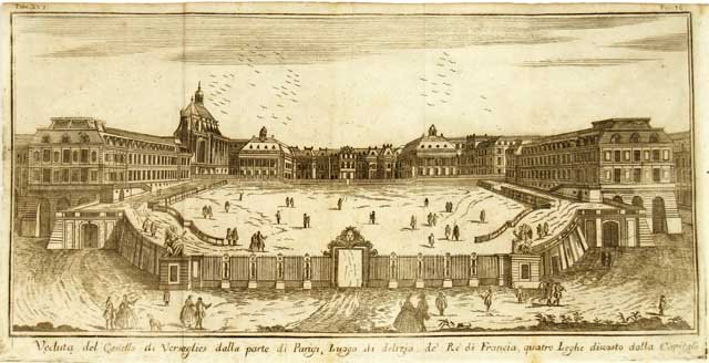 Veduta del Castello di Versaglies dalla parte di Parigi, . | Immagine principale