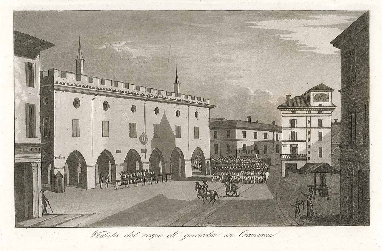 Veduta del corpo di guardia in Cremona