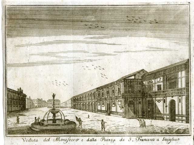 Veduta del Monistero e della Piazza di S.Francesco a Siviglia | Immagine principale