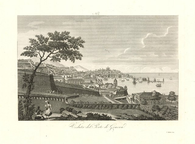 Veduta del Porto di Genova