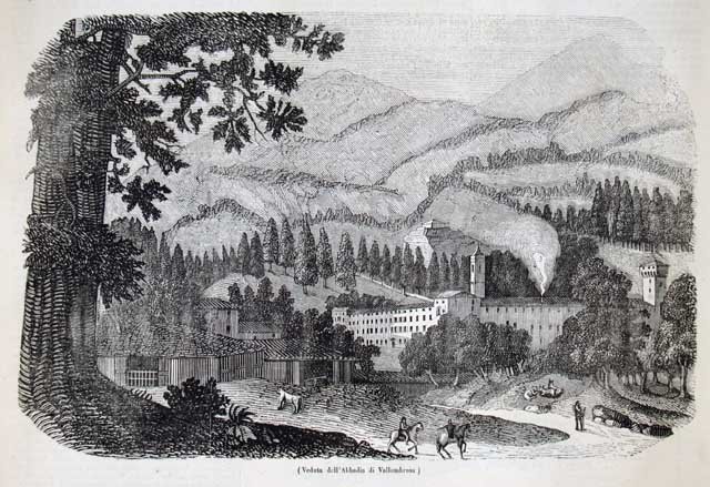 Veduta dell'Abbadia di Vallombrosa