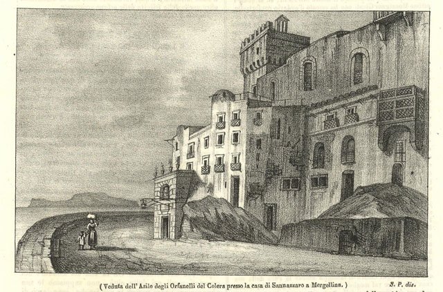 Veduta dell'Asilo degli Orfanelli del Colera presso la casa di …