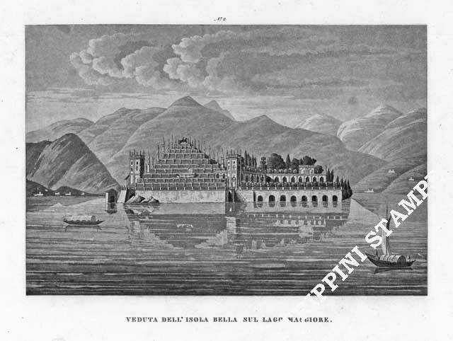 Veduta dell'Isola Bella sul Lago Maggiore