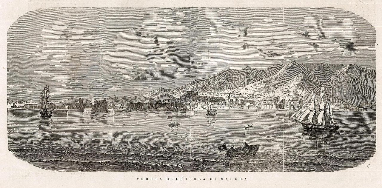 Veduta dell' isola di Madera