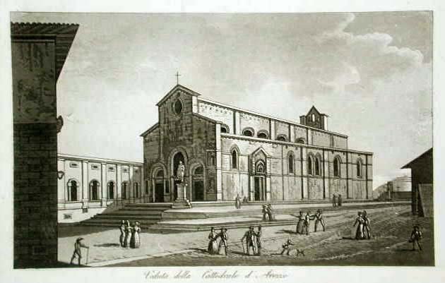 Veduta della Cattedrale d'Arezzo