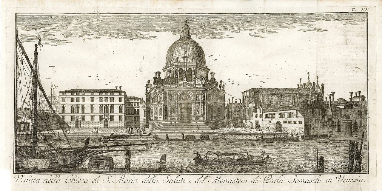 Veduta della Chiesa di S. Maria della Salute e del …