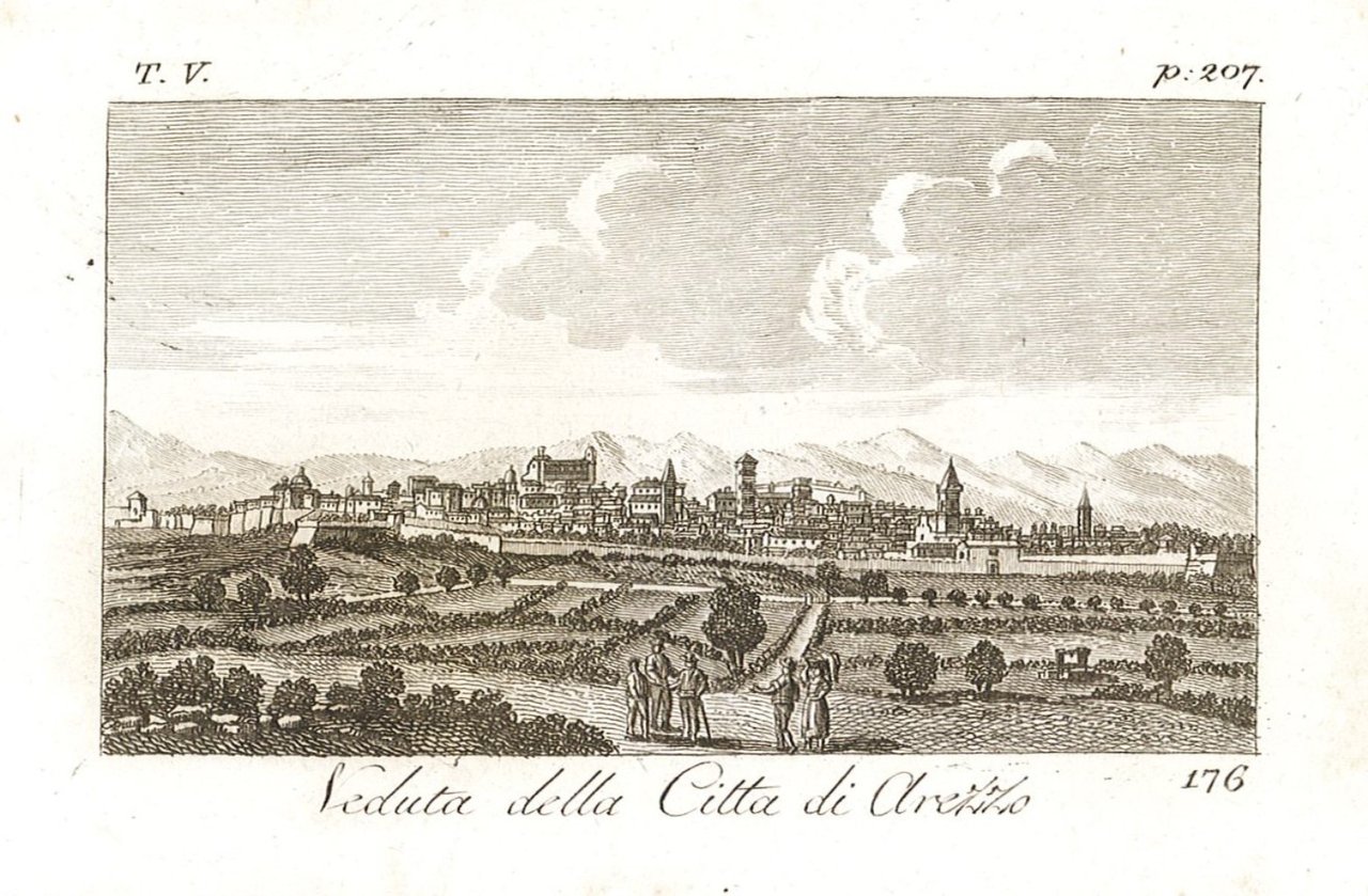 Veduta della Città di Arezzo