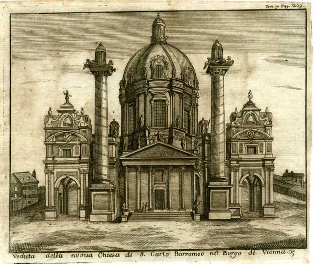 Veduta della nuova Chiesa di S.Carlo Borromeo nel Borgo di … | Immagine principale