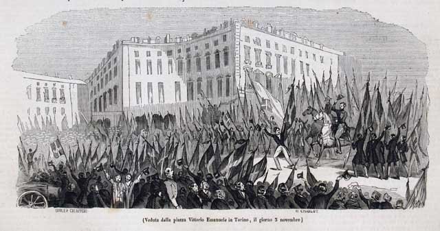 Veduta della piazza Vittorio emanuele in Torino il giorno 3 …