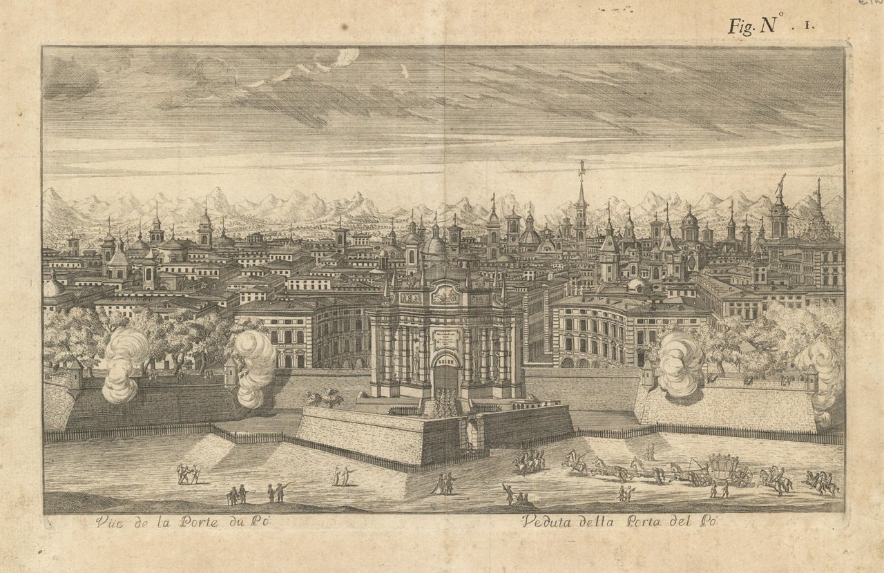 Veduta della Porta del Po'