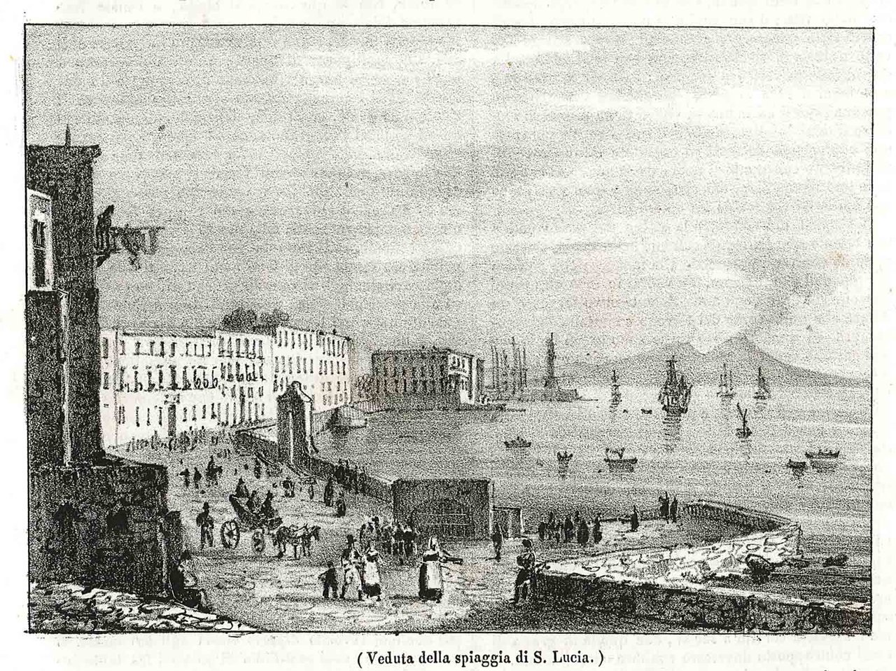 Veduta della spiaggia di S. Lucia