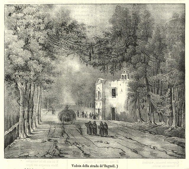 Veduta della strada de' Bagnoli