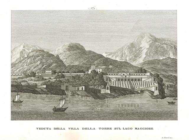 Veduta della Villa della Torre sul Lago Maggiore