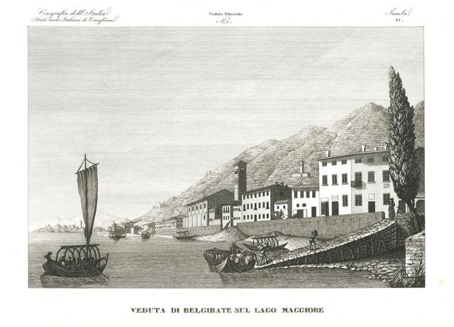 Veduta di Belgirate sul Lago Maggiore