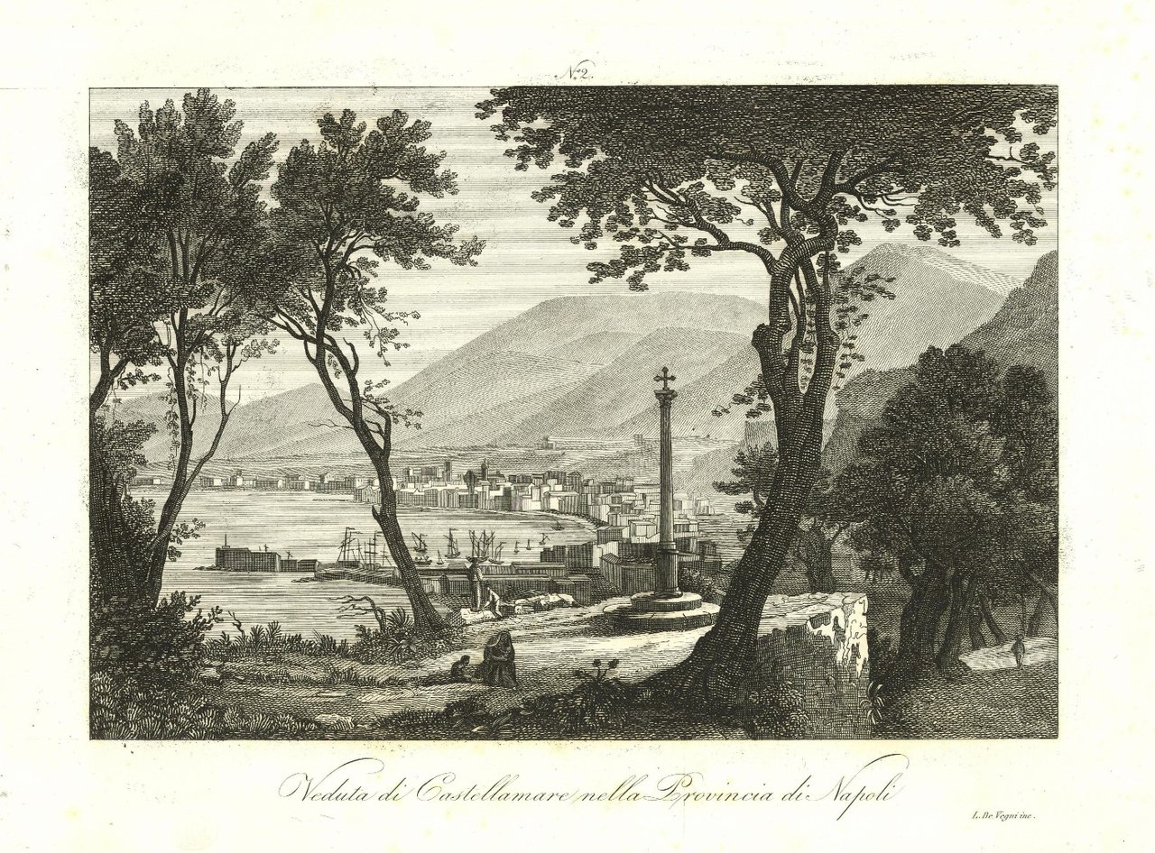 Veduta di Castellamare nella Provincia di Napoli