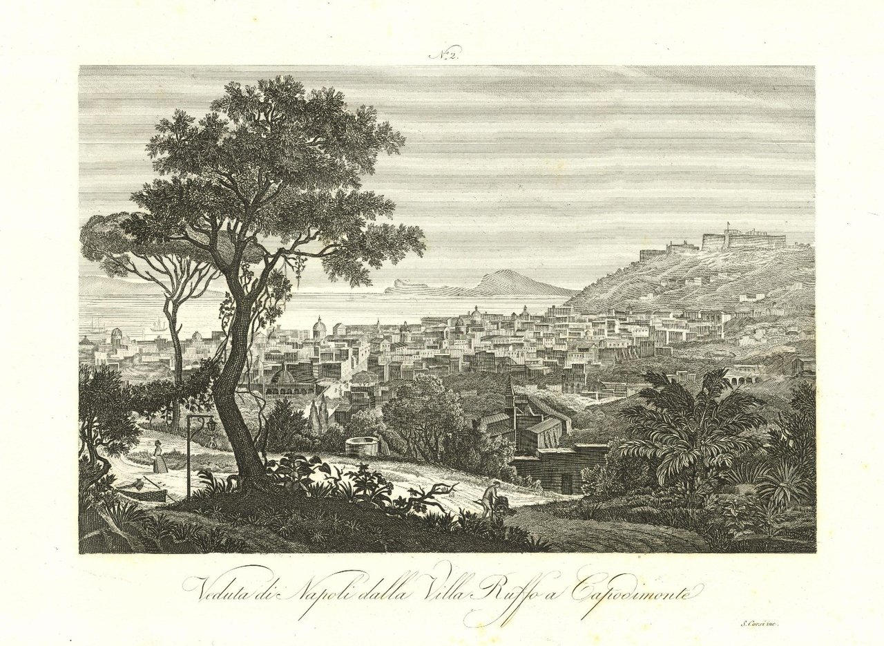 Veduta di Napoli dalla Villa Ruffo a Capodimonte
