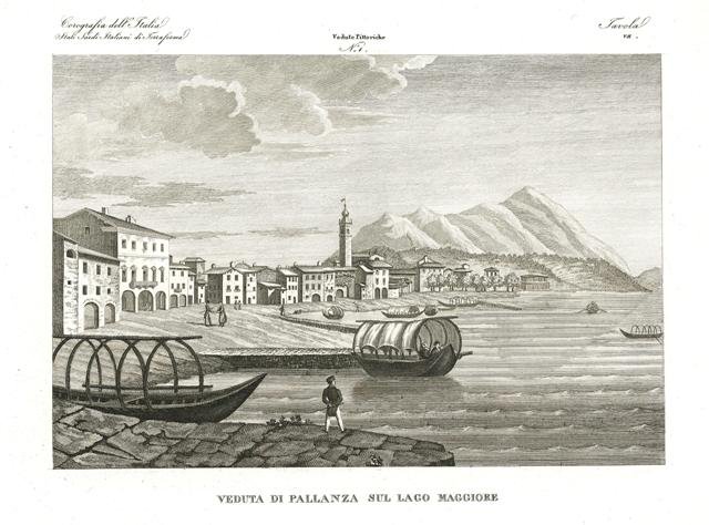 Veduta di Pallanza sul Lago Maggiore