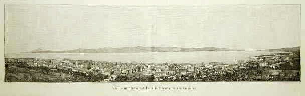 Veduta di Reggio dal Faro di Messina