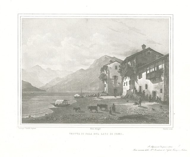 Veduta di Sala sul Lago di Como