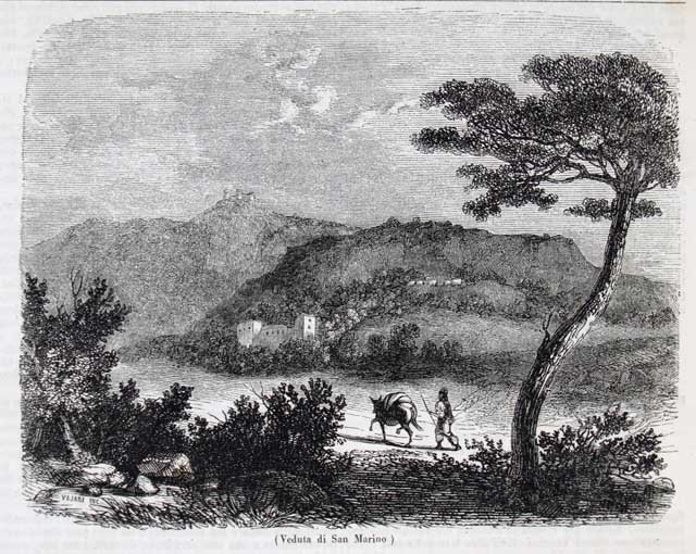 Veduta di San Marino - Tempio di San Marino