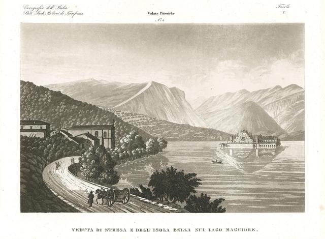 Veduta di Stresa e dell'Isola Bella sul Lago Maggiore