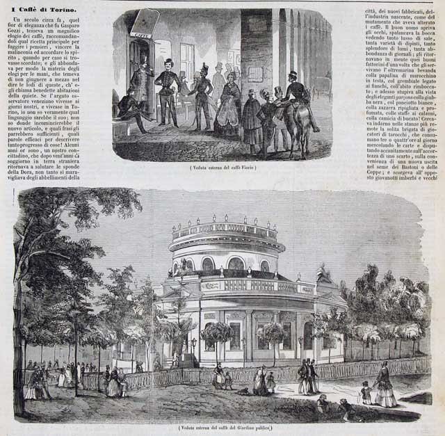 Veduta esterna del caffè Fiorio - Veduta esterna del caffè …