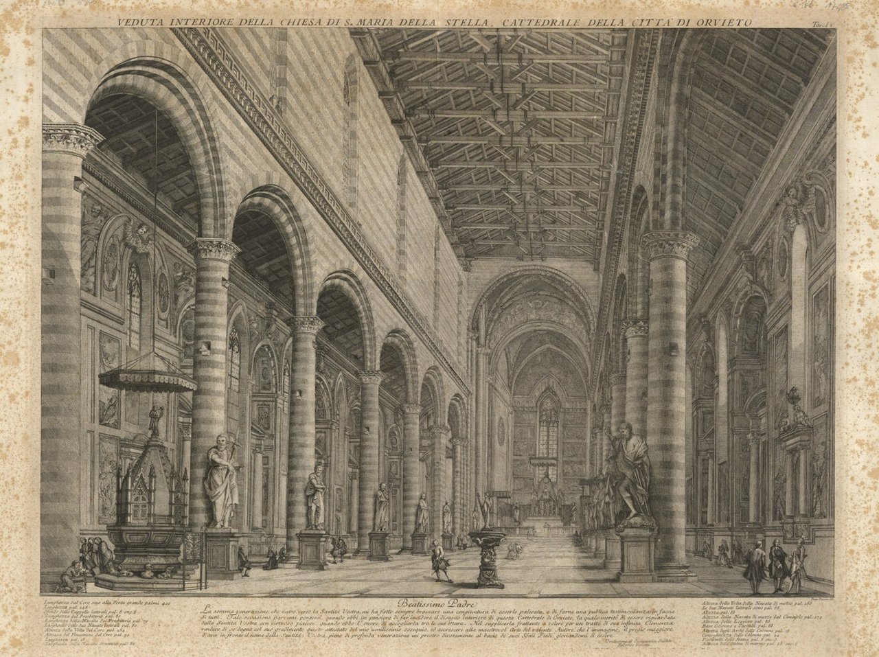 Veduta interiore della Chiesa di S.Maria della Stella, Cattedrale della …