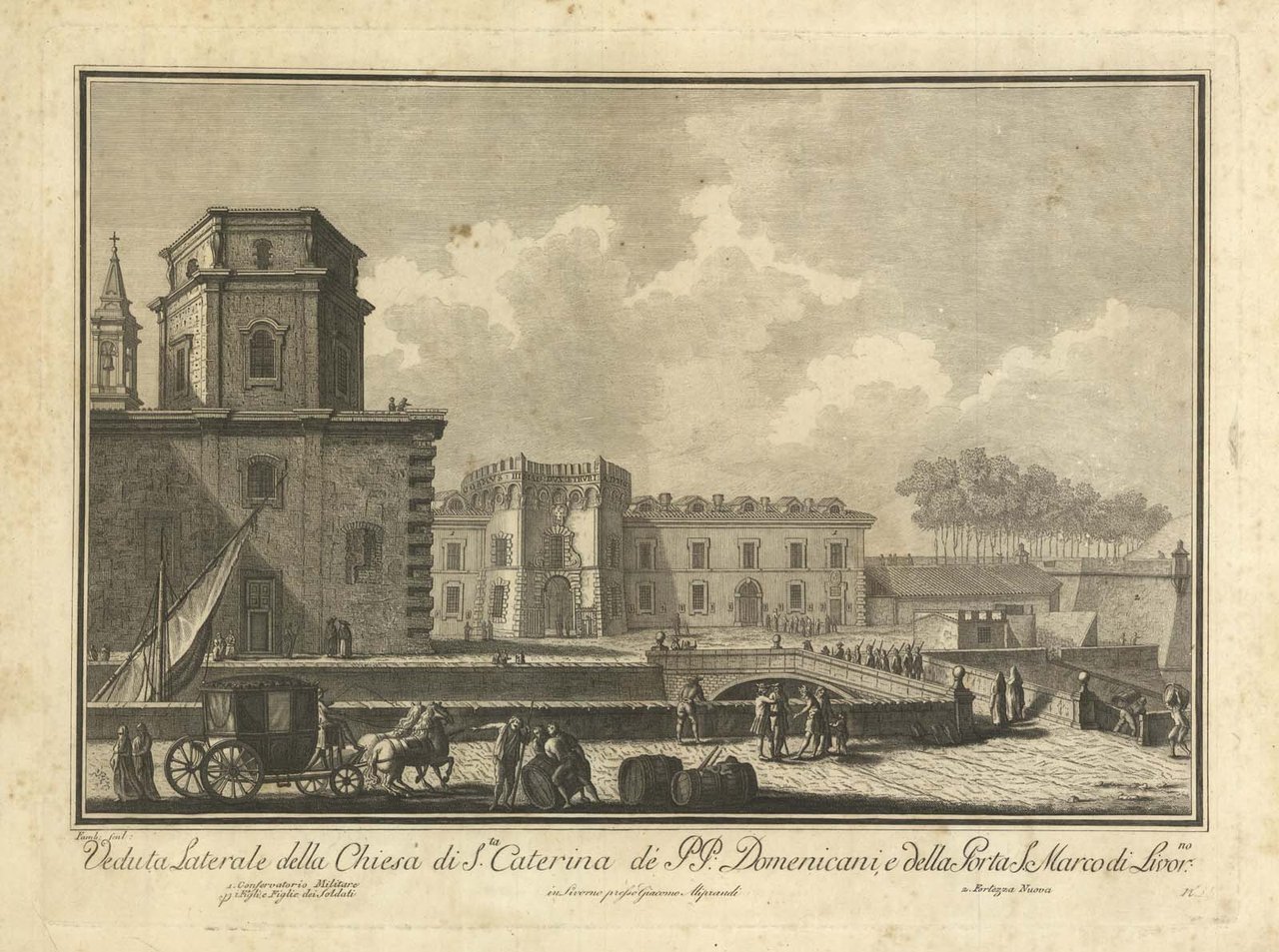 Veduta laterale della Chiesa di S.ta Caterina de PP. Domenicani …