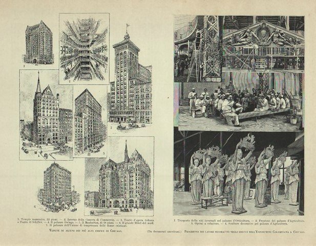 Vedute di alcuni dei più alti edifici di Chicago - …