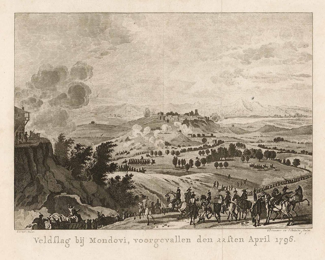 Veldslag bij Mondovi, voorgevallen den 22 sten April 1796