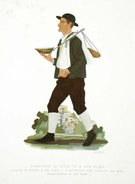 Venditore di ricotta San Remo