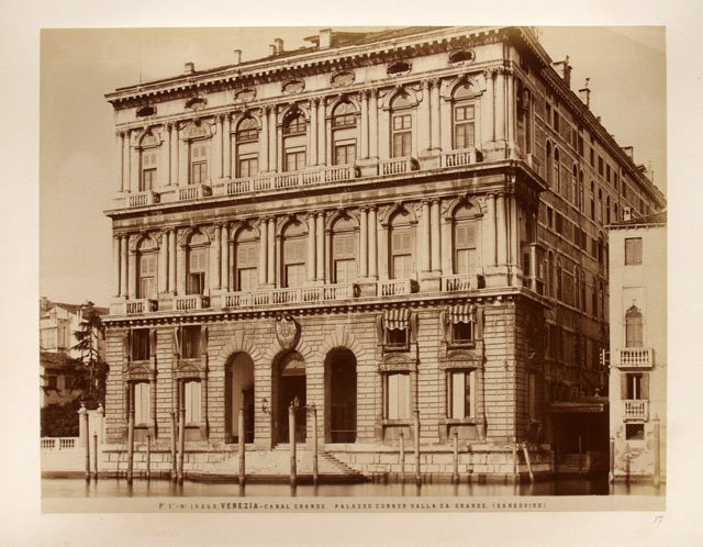 Venezia Canal Grande Palazzo Corner dalla Ca Grande