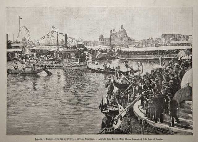 Venezia / Inaugurazione del monumento a Vittorio Emanuele / Approdo …