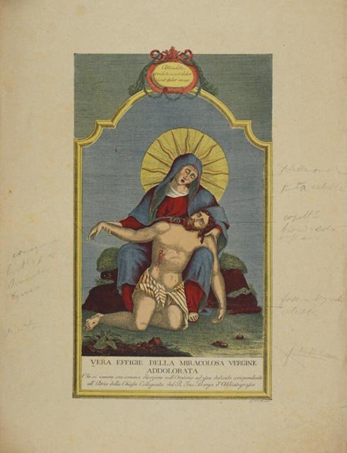 Vera effige della miracolosa Vergine / Addolorata / Che si … | Immagine principale
