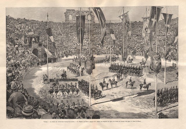 Verona - Le feste pel centenario Savoia-Cavalleria - Il Torneo …