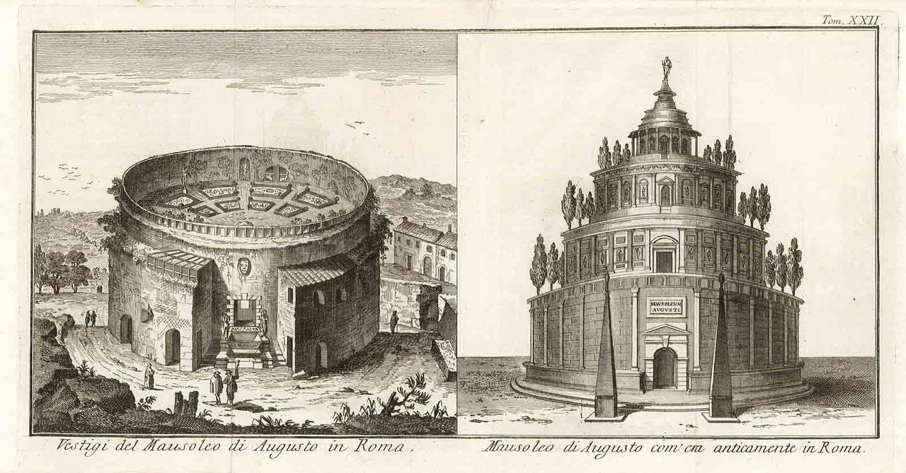 Vestigi del Mausoleo di Augusto in Roma - Mausoleo di …