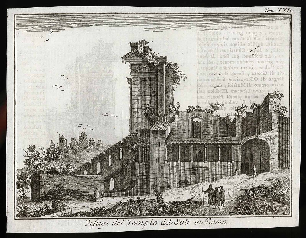 Vestigi del Tempio del Sole in Roma