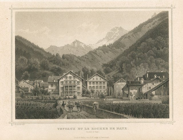 Veytaux et le Rocher de Naye (Canton de Vaud)