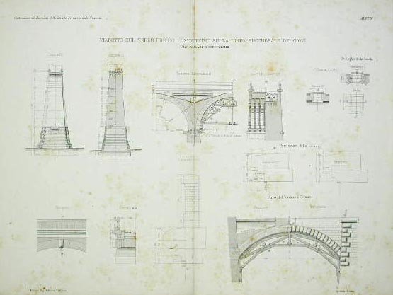 Viadotto sul Verde presso Pontedecimo sulla Linea Succursale dei Giovi … | Immagine principale