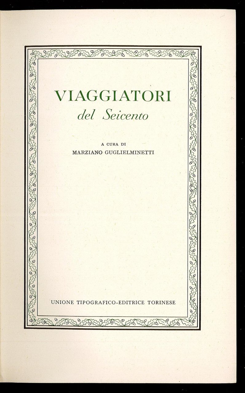 Viaggiatori del seicento