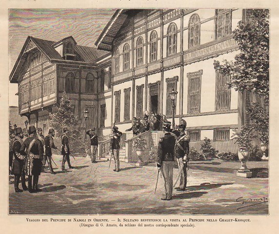 Viaggio del Principe di Napoli in Oriente - Il sultano …