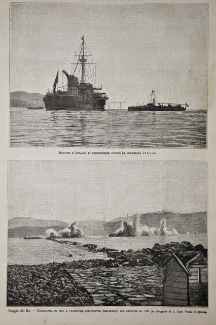 Viaggio del Re / Manovre d’attacco di torpediniere contro la …